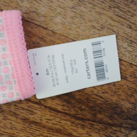 New! With tags. Carters snap and zipper suit size 6m - Picture 4 of 7